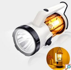 Αδιάβροχος Φακός , Φανάρι , Φωτιστικό Camping Επαναφορτιζόμενο Με Θερμό Λευκό Φωτισμό