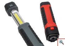 Φακός Εργασίας με Μαγνήτη – Τηλεσκοπικός 1Led + 3W COB