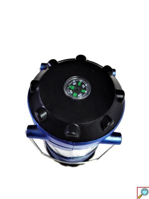 Φακός-Φανάρι 12 Led με Πυξίδα & Dimmer 14.5x8cm