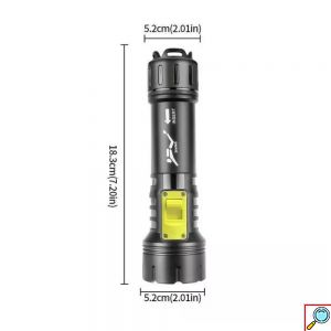 Φακός Κατάδυσης LED 1000 Lumens IPX8 με Μπαταρία Λιθίου