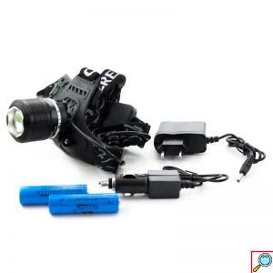 Φακός με 1 LED T6 Κεφαλής για Ποδηλάτες / Camping / Ψάρεμα / Αναρρίχηση Υψηλής φωτεινότητας 1200 Lumen με Zoom Αδιάβροχος - USB Επαναφορτιζόμενος Headlamp