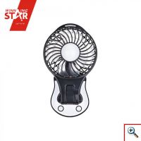 Μίνι Φορητός Επαναφορτιζόμενος Ανεμιστήρας Φωτιστικό LED Γραφείου USB - Portable Rechargeable Fan