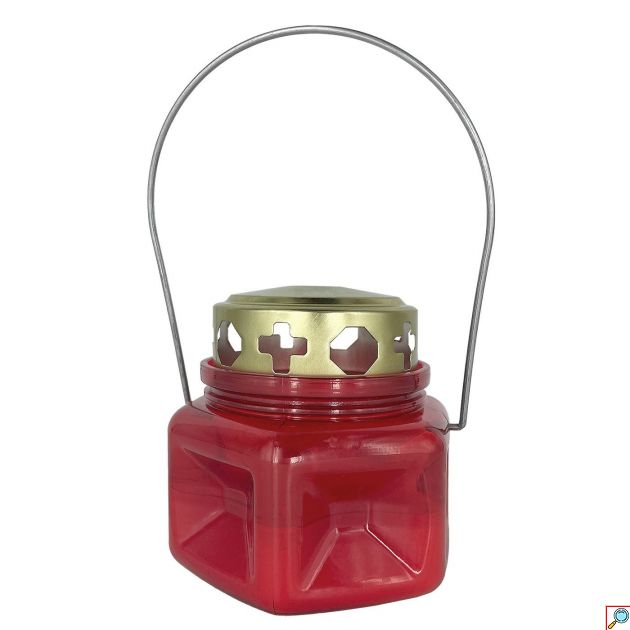 Φαναράκι με Κερί για Άγιο Φως 9x8.5cm – Αντιανεμικό