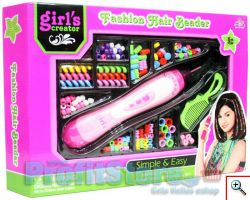 Σετ με Χάντρες Διακόσμησης Μαλλιών - Fashion Hair Beader 