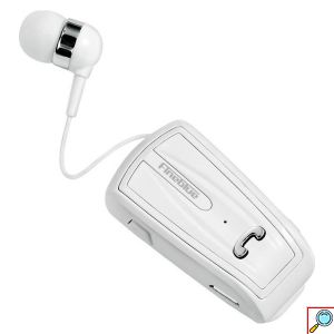 Ασύρματο Handsfree Bluetooth Ανασυρόμενο Ακουστικό Πέτου Fineblue Wireless In-Ear Headset