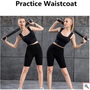 Μπάρα Εκγύμνασης Σώματος Fitness Exercise Bar με Μπάλες Βαρύτητας για Ποικιλία Ασκήσεων