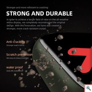 Fitness Smart Watch Έξυπνο Ρολόι με Οθόνη Αφής 1.7