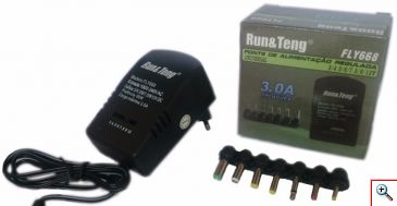 Καλώδιο πρίζας - τροφοδοτικό για όλα τα laptop 30W με 7 βύσματα