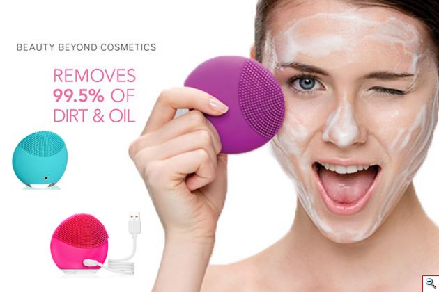 Βούρτσα Σιλικόνης με Επιδερμικούς Ηχητικούς Παλμούς για Άψογο Καθαρισμό και Μασαζ Προσώπου