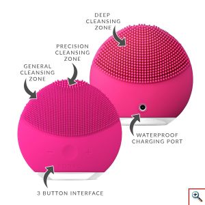 Βούρτσα Σιλικόνης με Επιδερμικούς Ηχητικούς Παλμούς για Άψογο Καθαρισμό και Μασαζ Προσώπου