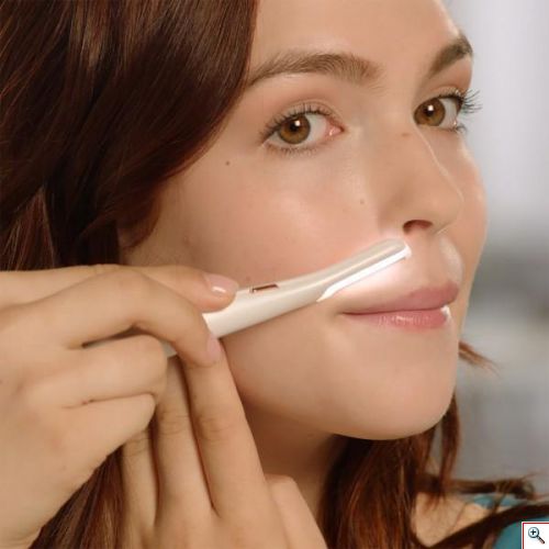 Φορητή Συσκευή Αποτρίχωσης και Απολέπισης Προσώπου με Φωτισμό LED