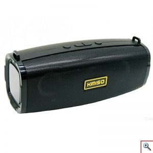 Φορητό Ηχείο Bluetooth 10W, με Λουράκι Ώμου, 2 Full Range Μεγάφωνα & Woofer, USB, AUX, Κάρτα Μνήμης, FM Radio, KIMISO KMS-223