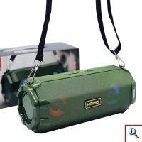 Φορητό Ηχείο Bluetooth Stereo 10W, με Λουράκι Ώμου, 2 Full Range Μεγάφωνα & Woofer, USB, AUX, Κάρτα Μνήμης, FM Radio, KIMISO KM-205