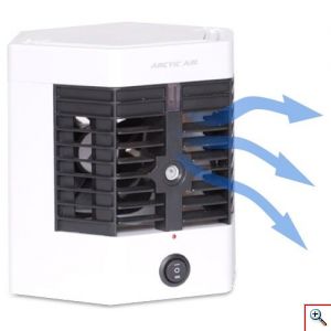 Air Chiller Arctic Air - Φορητό Κλιματιστικό USB & Υγραντήρας Υδρονέφωσης με HydroChill - Μίνι Ανεμιστήρας Air Conditioner Cooler