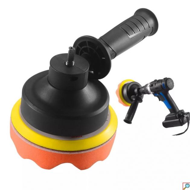 Φορητό Μηχάνημα Γυαλίσματος Αυτοκινήτου - Αλοιφαδόρος με Εργονομική Λαβή Φ125mm 