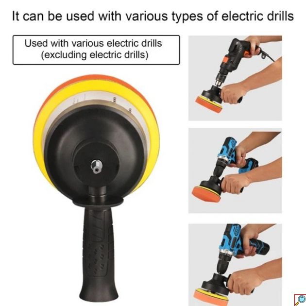 Φορητό Μηχάνημα Γυαλίσματος Αυτοκινήτου - Αλοιφαδόρος με Εργονομική Λαβή Φ125mm 