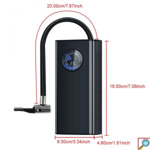 Φορητή Επαναφορτιζόμενη Αντλία Αέρα 17.8 x 8.2CM - Arrango