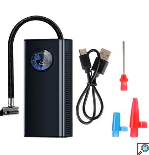 Φορητή Επαναφορτιζόμενη Αντλία Αέρα 17.8 x 8.2CM - Arrango