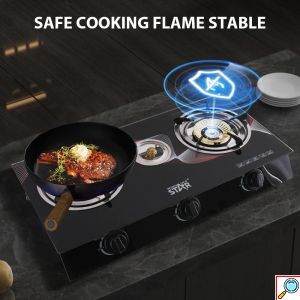 WinningStar Τριπλή Φορητή Εστία Αερίου με Αυτόματη Ανάφλεξη ST-9655