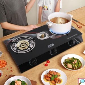 WinningStar Τριπλή Φορητή Εστία Αερίου με Αυτόματη Ανάφλεξη ST-9655