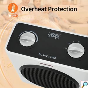 Φορητό Αερόθερμο Δαπέδου 1500W με Ρύθμιση Θερμοκρασίας - 165x100x267 cm - Winning Star