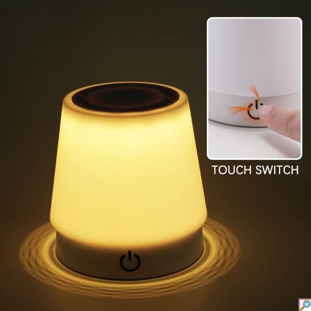 Φορητό Επιτραπέζιο Πτυσσόμενο Φωτιστικό Αφής Εσωτερικού & Εξωτερικού Χώρου 11-28 cm