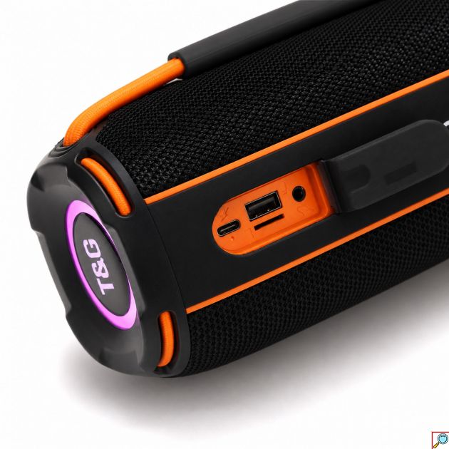 Φορητό Ασύρματο Ηχείο Bluetooth με RGB Φωτισμό και FM Ραδιόφωνο Τ&G