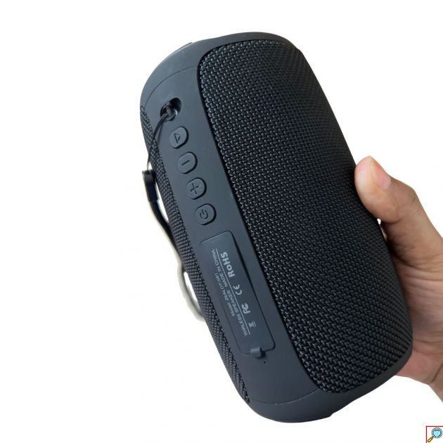 Φορητό Ηχείο Bluetooth 10W με RGB Φωτισμό, Karaoke και FM,USB,TF Μπλε