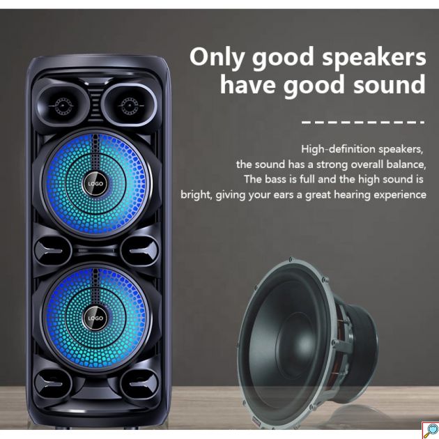 Επαναφορτιζόμενο Φορητό Ηχείο Bluetooth Karaoke 8