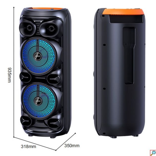 Επαναφορτιζόμενο Φορητό Ηχείο Bluetooth Karaoke 8