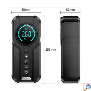 Φορητός Εκκινητής Μπαταρίας Αυτοκινήτου 8000 mA& Αεροσυμπιεστής με Ενσωματωμένο Φακό LED HIMK