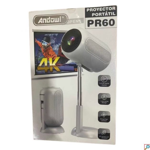 Φορητός προβολέας LED 4K ανάλυσης Full HD Andowl