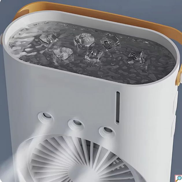 Φορητός USB Ανεμιστήρας με Υδρονέφωση & Φωτισμό RGB - Arrango