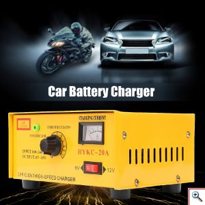 Φορτιστής μπαταρίας 6V & 12V 20AH HYKC-20A