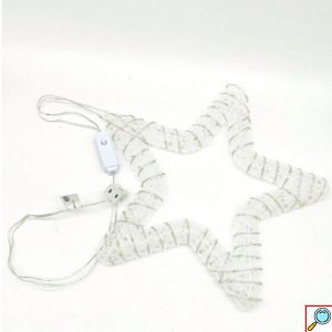 Φωτεινό Χριστουγεννιάτικο Αστέρι 45 cm με 800 LED Ψυχρού Λευκού Φωτισμού