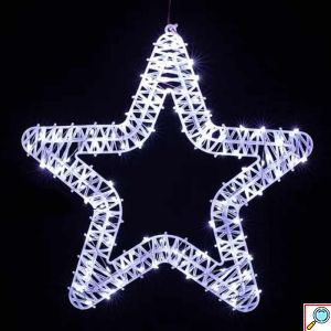 Φωτεινό Χριστουγεννιάτικο Αστέρι 45 cm με 800 LED Ψυχρού Λευκού Φωτισμού