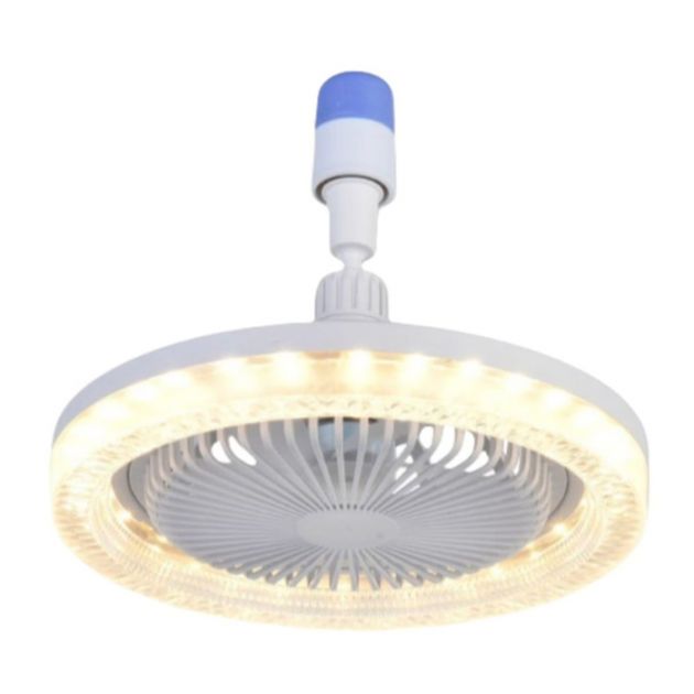 Φωτιστικό LED Οροφής Rixme 40W με Ανεμιστήρα και Τηλεχειριστήριο E27