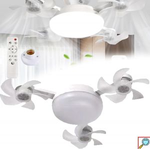 Φωτιστικό Οροφής με Ανεμιστήρα Drone με Τηλεχειριστήριο - Συμβατός Με Υποδοχή E27 