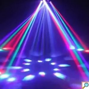 Φωτορυθμικό LED RGBW Multi-Effects Ρομποτική Κεφαλή 200W με Laser, Strober και Τηλεχειριστήριο