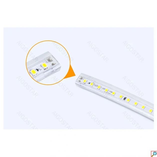 Φωτοταινία LED 50m - SMD 2835 με Θερμό Λευκό φωτισμό - Αδιάβροχη - Aigostar