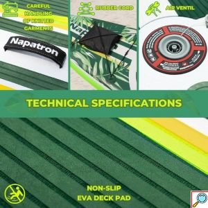 Φουσκωτή Σανίδα SUP 300cm – Ελαφριά, Σταθερή & Πλήρης σε Εξοπλισμό - Napátron