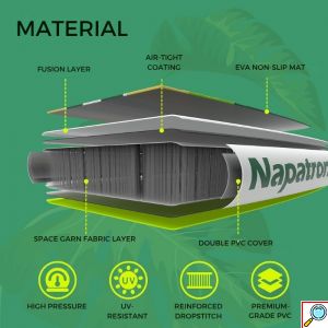 Φουσκωτή Σανίδα SUP 300cm – Ελαφριά, Σταθερή & Πλήρης σε Εξοπλισμό - Napátron