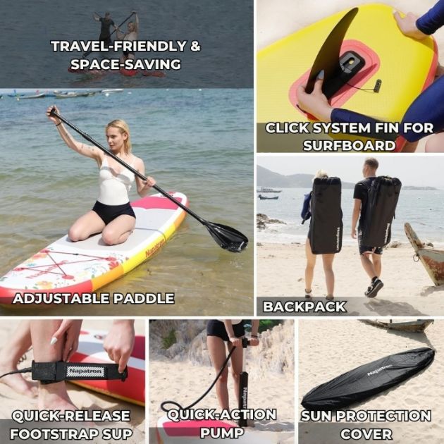 Φουσκωτή Σανίδα SUP 300cm – Ελαφριά, Σταθερή & Πλήρης σε Εξοπλισμό - Napátron