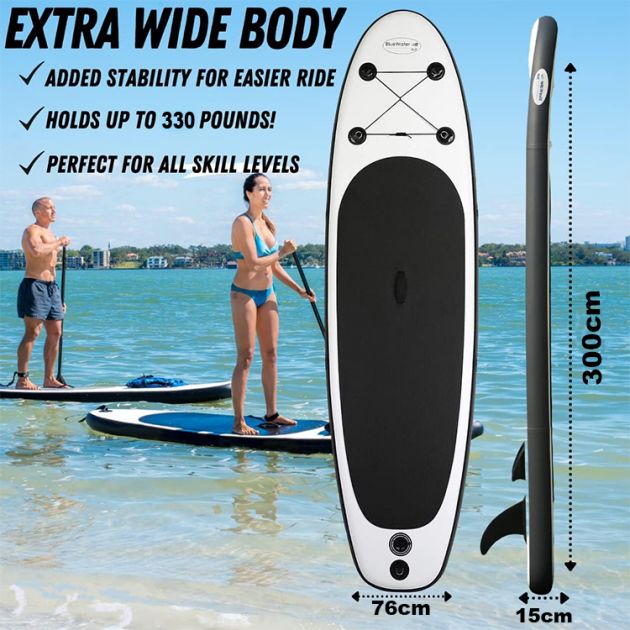 Φουσκωτή Σανίδα SUP 10 Ft με Αντοχή σε Βάρος έως 150 kg