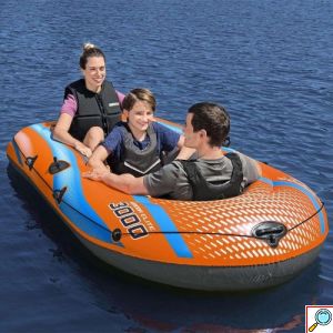 Bestway Φουσκωτή Βάρκα 3 Ατόμων Kondor Elite 3000 Raft 246×122cm