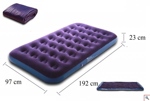 Φουσκωτό Στρώμα Κρεββάτι 192x97x23cm - Flocked Air Bed 