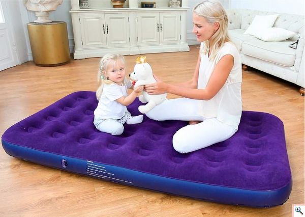 Φουσκωτό Στρώμα Κρεββάτι 192x97x23cm - Flocked Air Bed 
