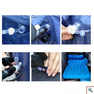 Φουσκωτό Στρώμα/Κρεβάτι Ταξιδιού Οχήματος Αυτοκινήτου για το Πίσω Κάθισμα - Car Inflatable Bed 026-5 - Μπλε