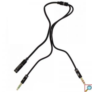 Στερεοφωνικό Καλώδιο AUX 3.5 mm Θηλυκό σε 2 x 3.5mm Jack Αρσενικά Βύσματα 