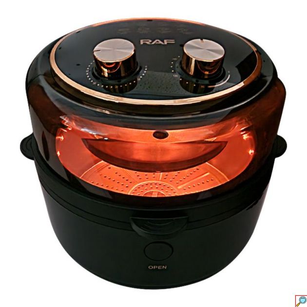 Φριτέζα αέρος - Air Fryer 5.5Lt 1350W για Υγιεινό Μαγείρεμα Χωρίς Λάδι - RAF